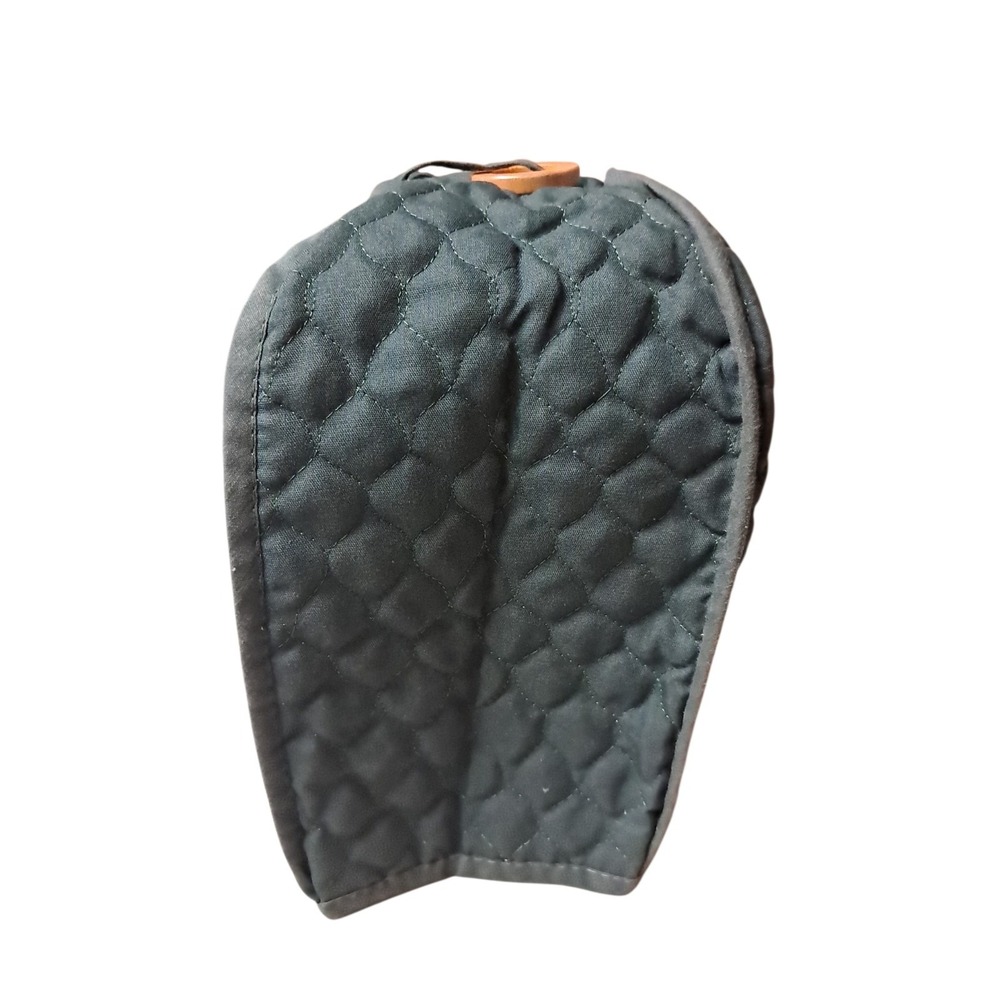 Vintage Hunter Green Quilted 6" x 6" x 9" Kitchen‎ Counter Appliance Cover